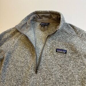 Patagonia Women's Gray 1/4 Zip Fleece Pullover‎ Jacket Size S